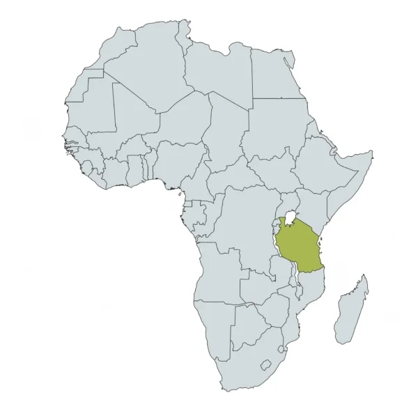 Map of Tanzania